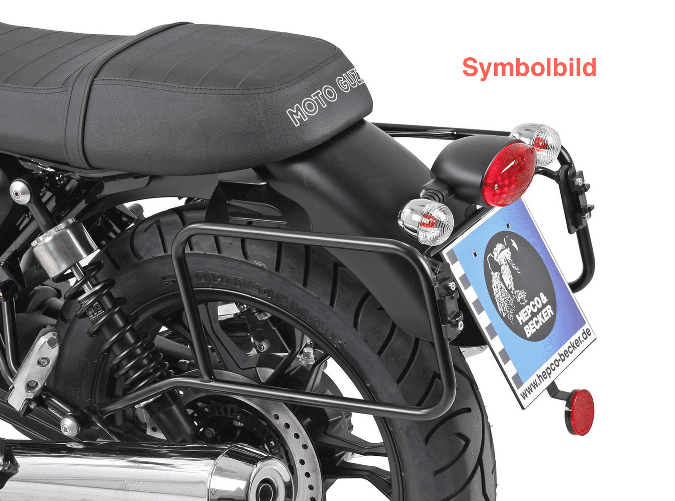 Sidecarrier permanent mounted chrome for Moto Guzzi V 7 II (2015-2016)
