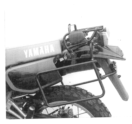 Sidecarrier permanent mounted black for Yamaha XT 600 (small tank) (1987-1989)