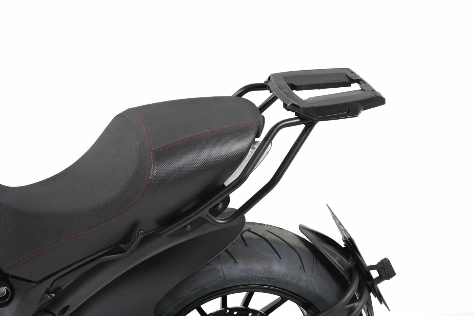 Alurack top case carrier black for Ducati Diavel (2011-2018)