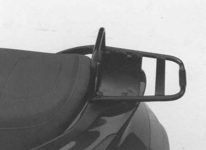 Topcase carrier tube-type black for Honda Foresight 250 (1998-2001)/Pantheon 125 (2003)