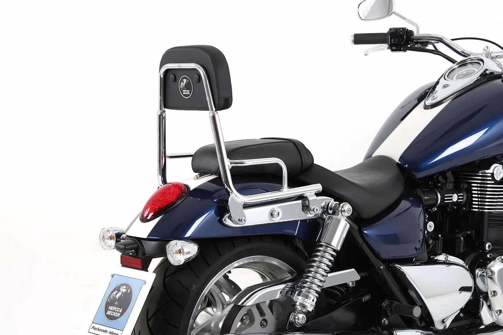 Sissybar without rearrack chrome for Triumph Thunderbird 1600/1700/Storm/Commander (2009-)