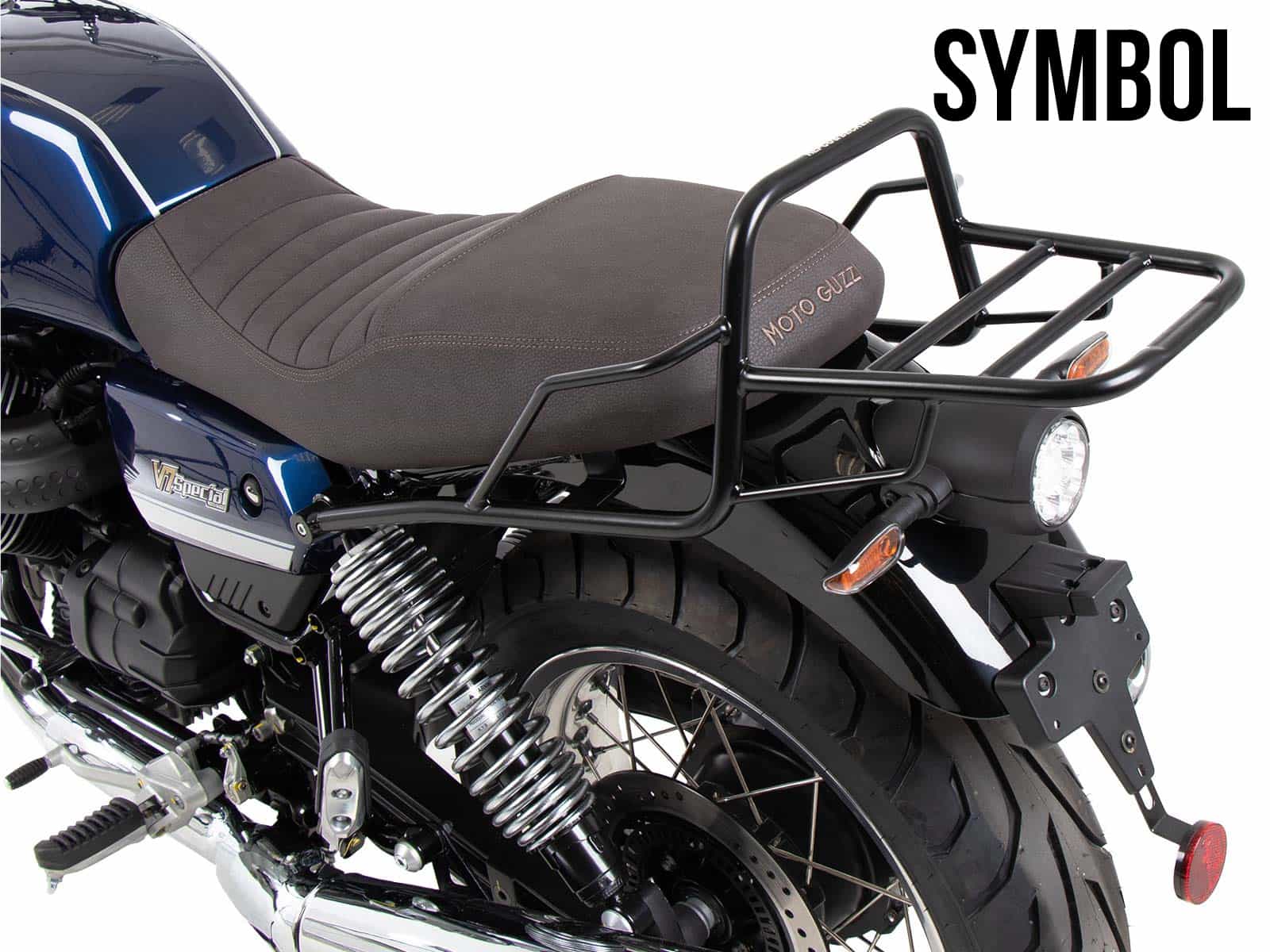 Tube rear rack chrome for Moto Guzzi V7 Special/Stone/Centenario (850 ccm) (2021-)