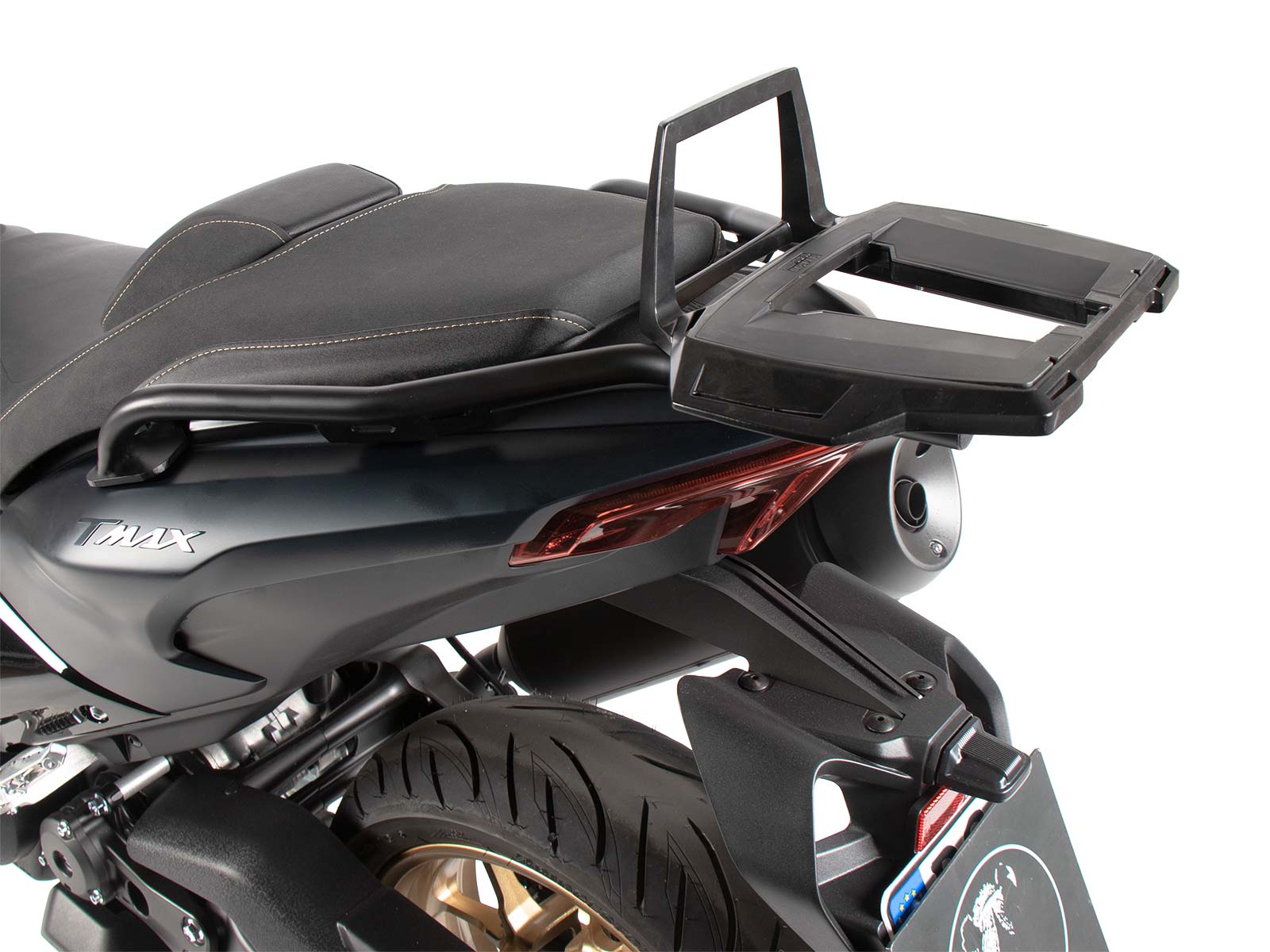 Alurack topcasecarrier black for Yamaha TMAX Tech MAX (2022-)