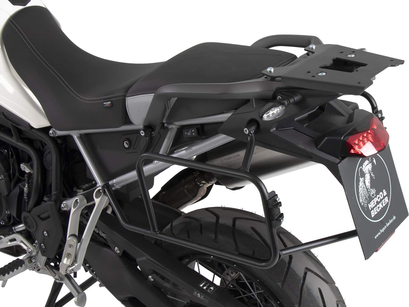 Sidecarrier permanent mounted black for Triumph Tiger 900 / Rally / GT / PRO (2020-)