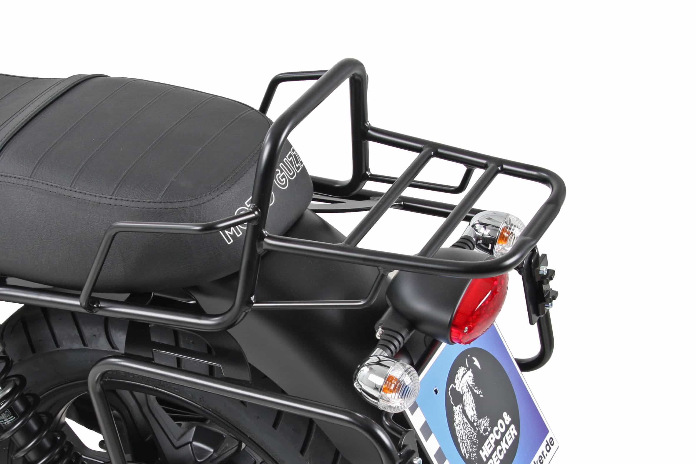 Topcase carrier tube-type black for Moto Guzzi V 7 II (2015-2016)