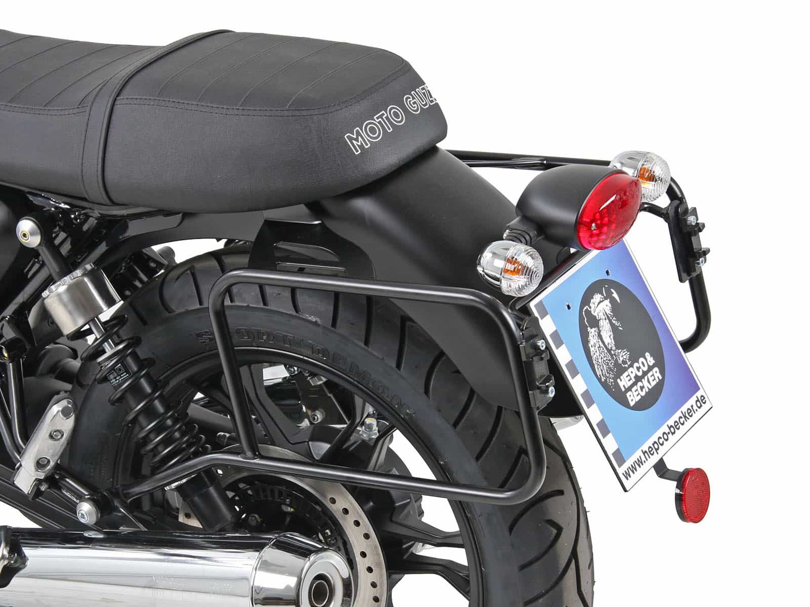 Sidecarrier permanent mounted black for Moto Guzzi V 7 II (2015-2016)
