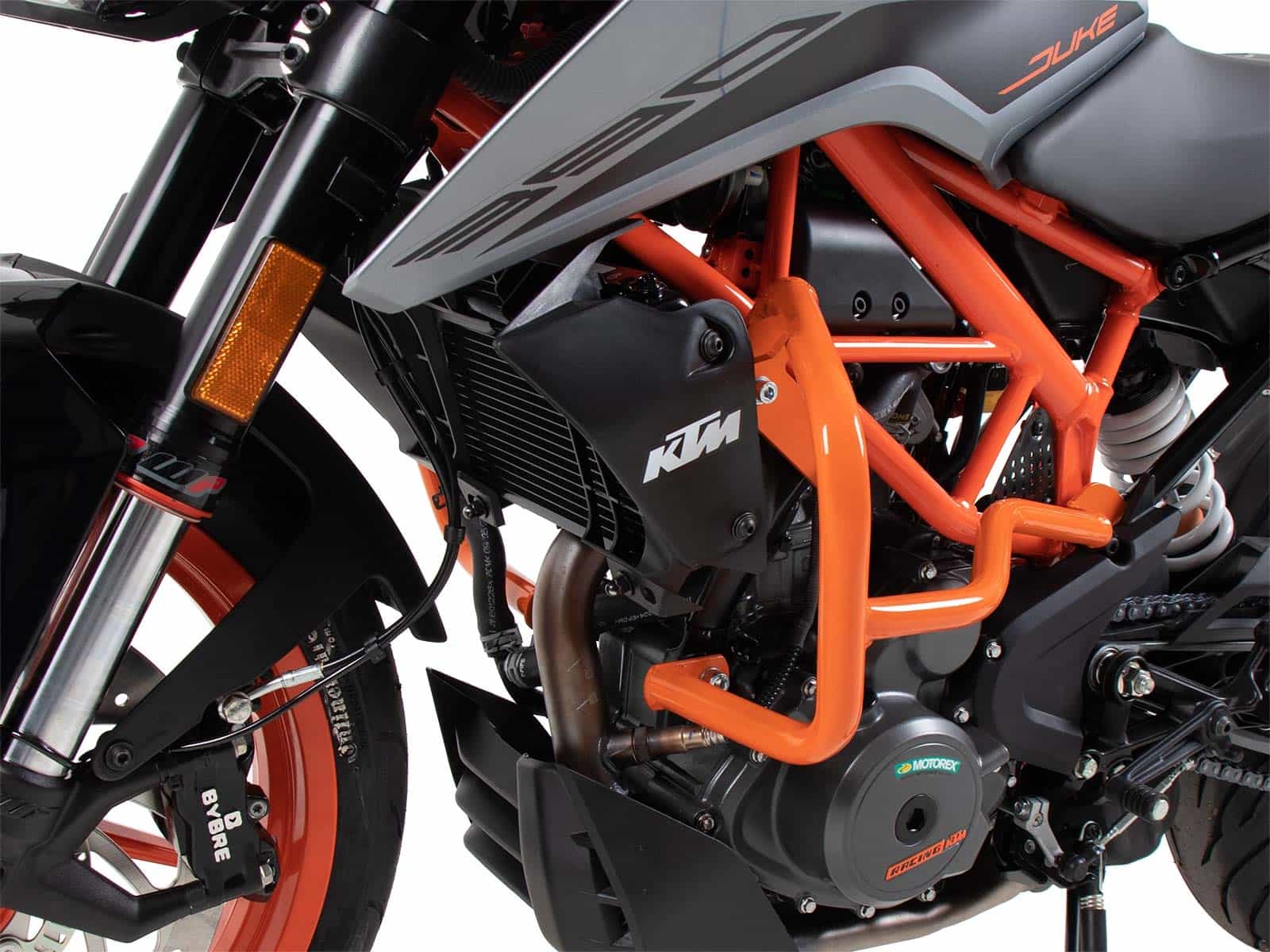 Engine protection bar - orange for KTM 390 Duke (2021-)