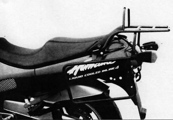 Complete carrier set (side- and topcase carrier) black for Honda CBR 1000 F (1986-1988)