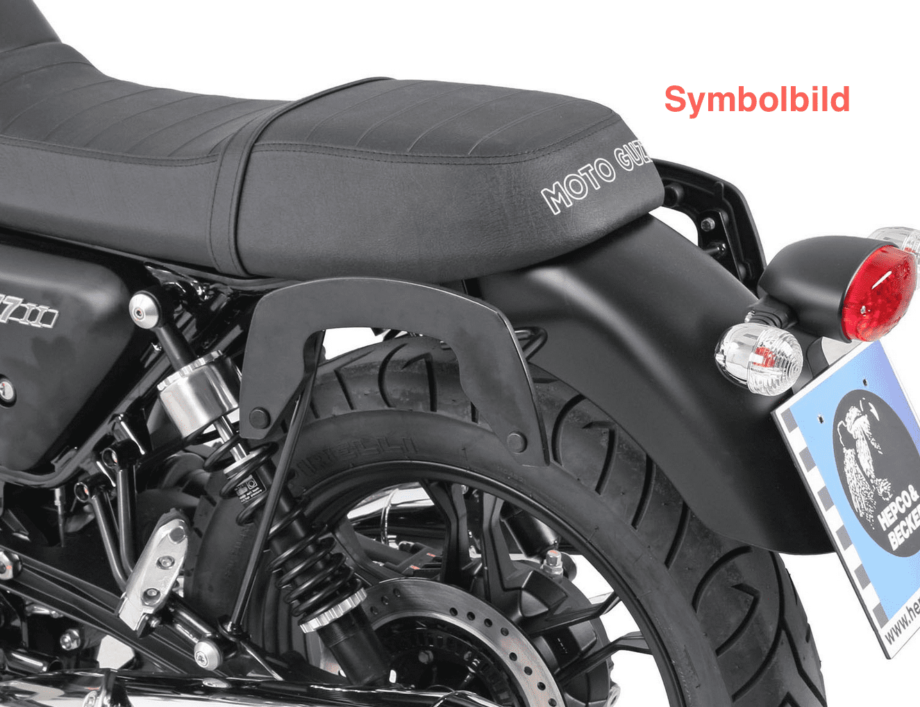 C-Bow sidecarrier chrome for Moto Guzzi V 7 II (2015-2016)
